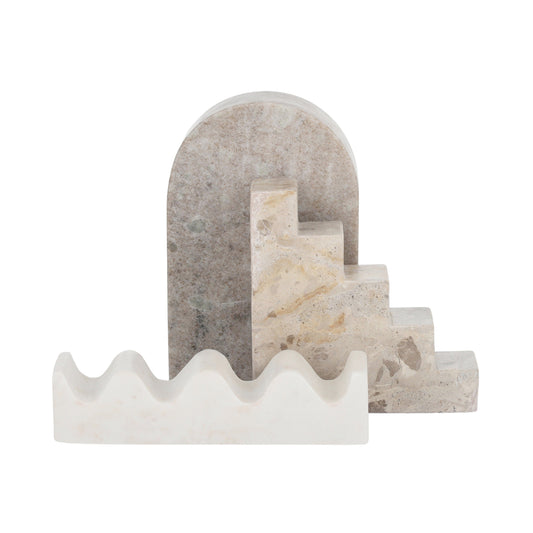 Escalier S/3 Marble Sculpt 20x20cm Multi
