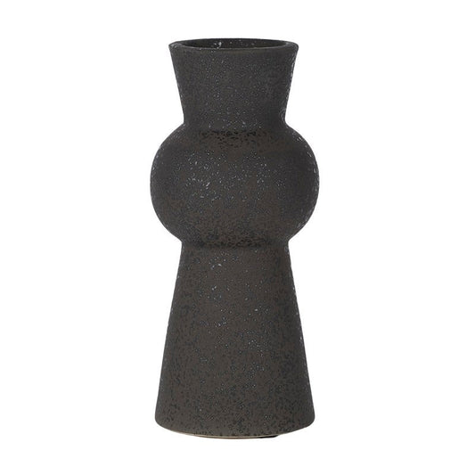 Sphre Ceramic Vase 9x20cm Black