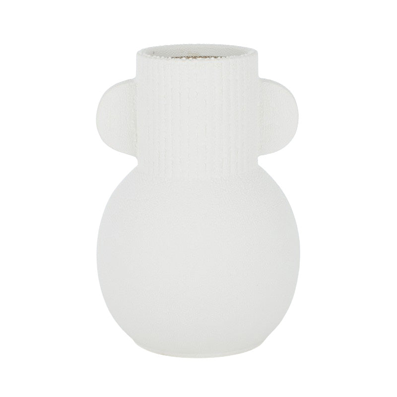Artemis Ceramic Vase 17.5x26cm White