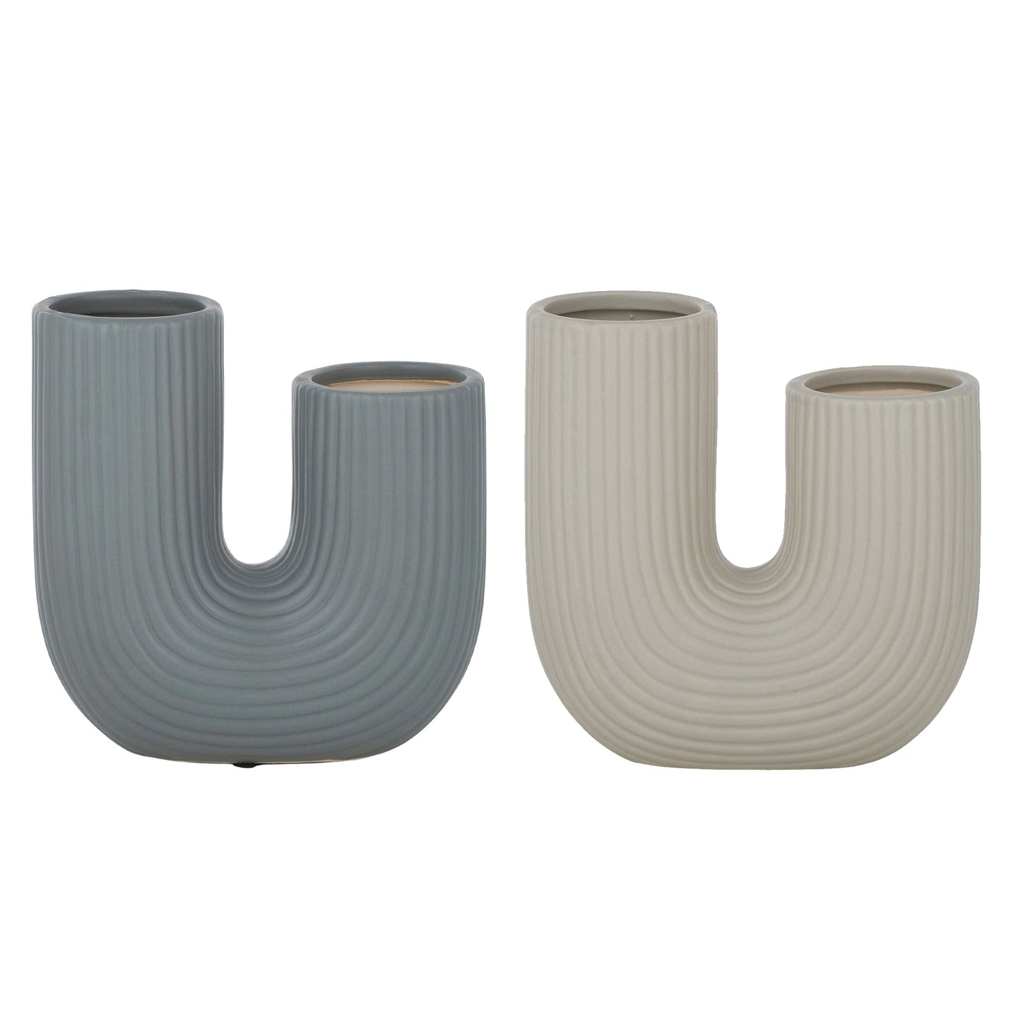 Pipette Ceramic Vase 16x7x16cm 2 Asst#
