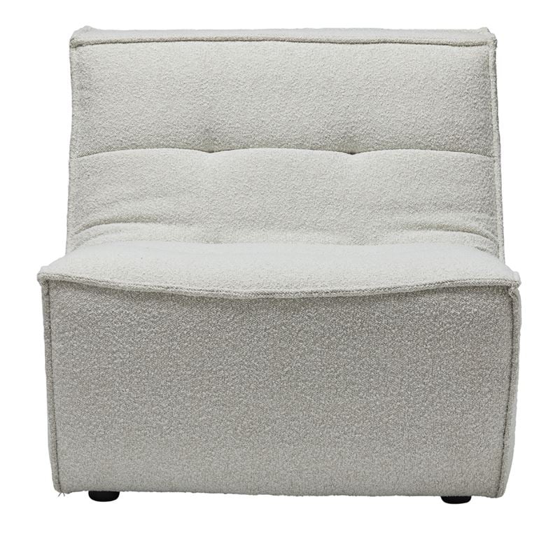 Otis Snow Boucle Lounge Chair 1 Seater