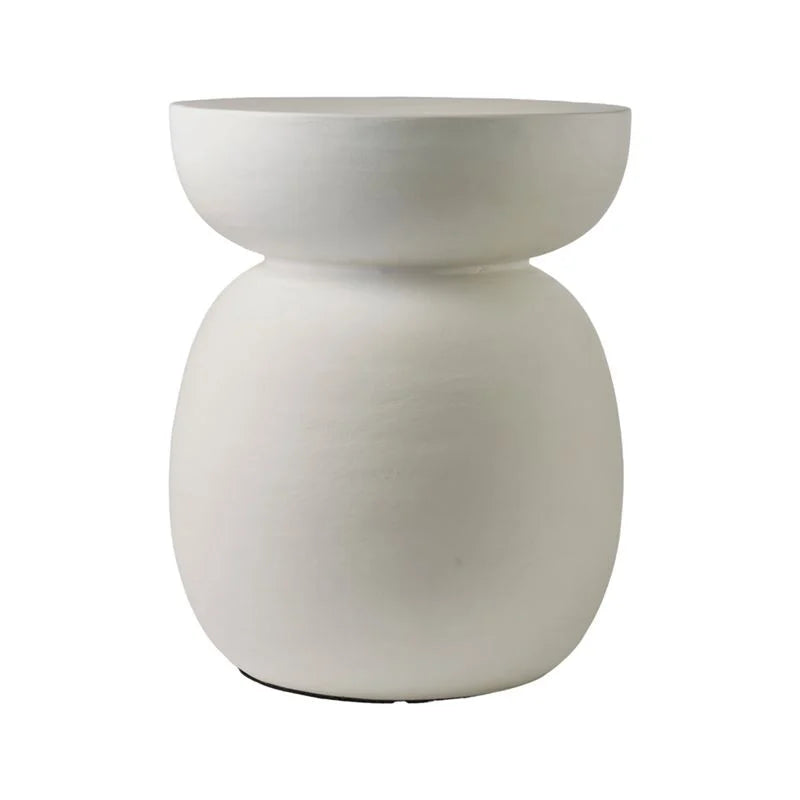 Rae White Side Table