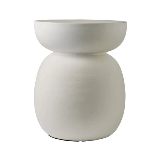 Rae White Side Table