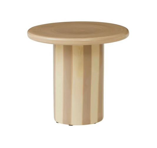 Rayas Ceramic Table Taupe