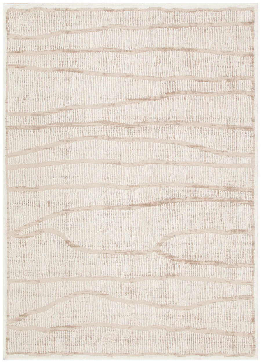 Sierra Abstract Beige Ivory Rug