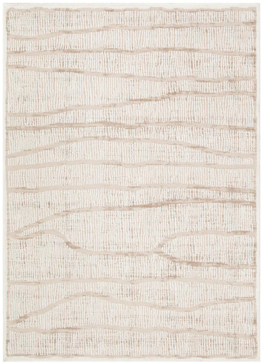 Sierra Abstract Beige Ivory Rug