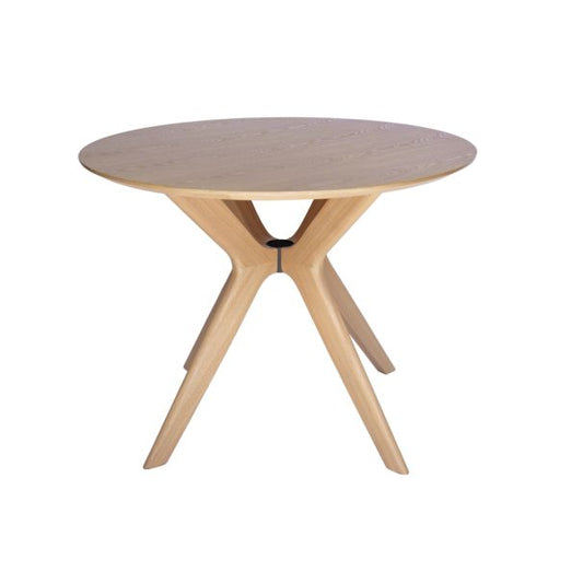 Doreen Collection | Round Wood Dining Table Natrual | 100cm