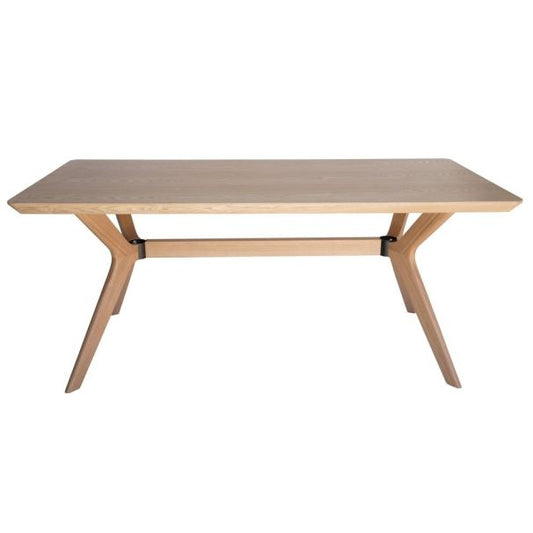 Doreen Collection | Rectangular Wood Dining Table Natrual | 180cm