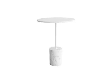 Replica Francesco Rota Jey T40 Round Side Table White