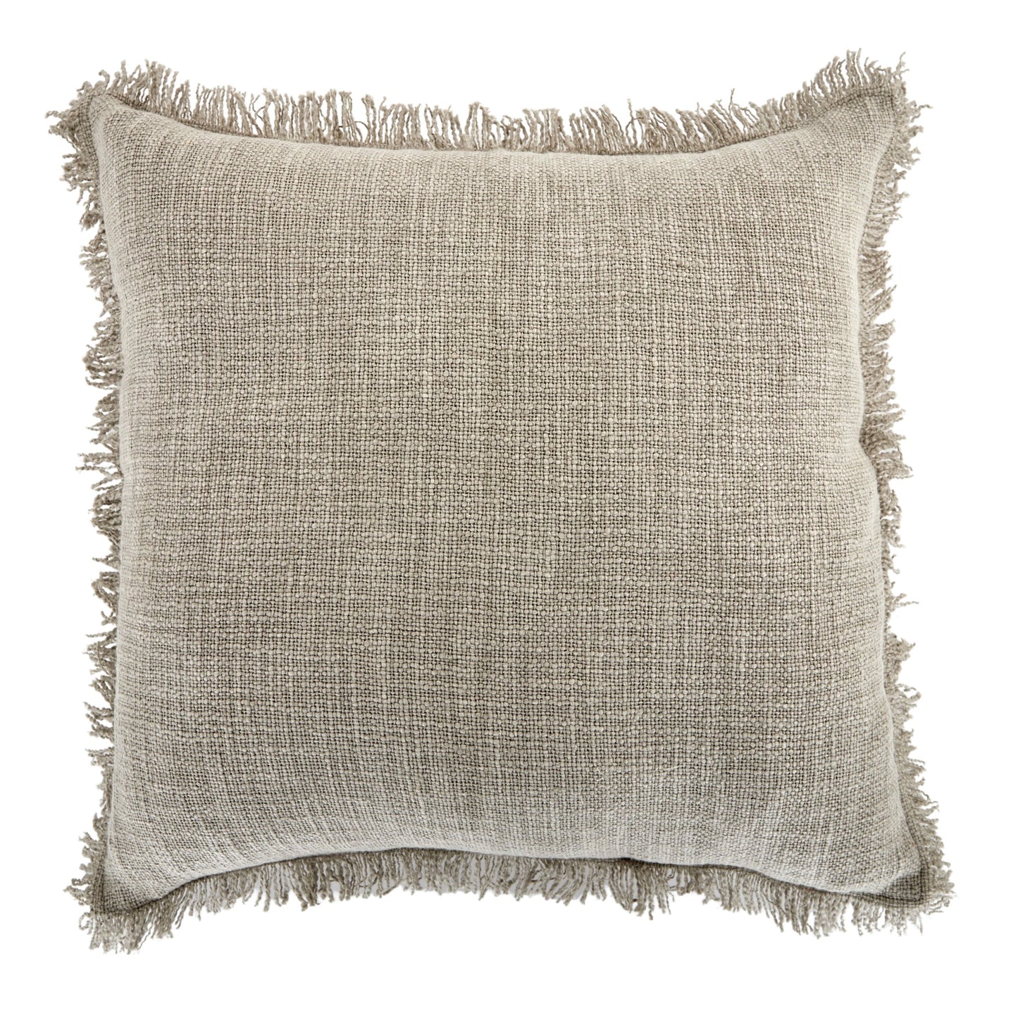 Peta Cotton Cushion 50x50cm Beige#