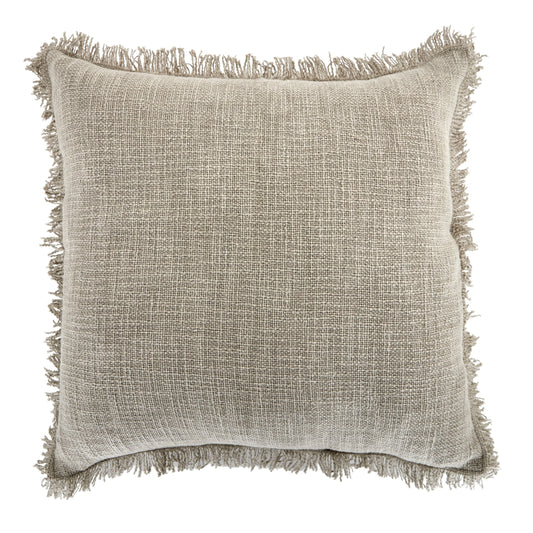 Peta Cotton Cushion 50x50cm Beige#