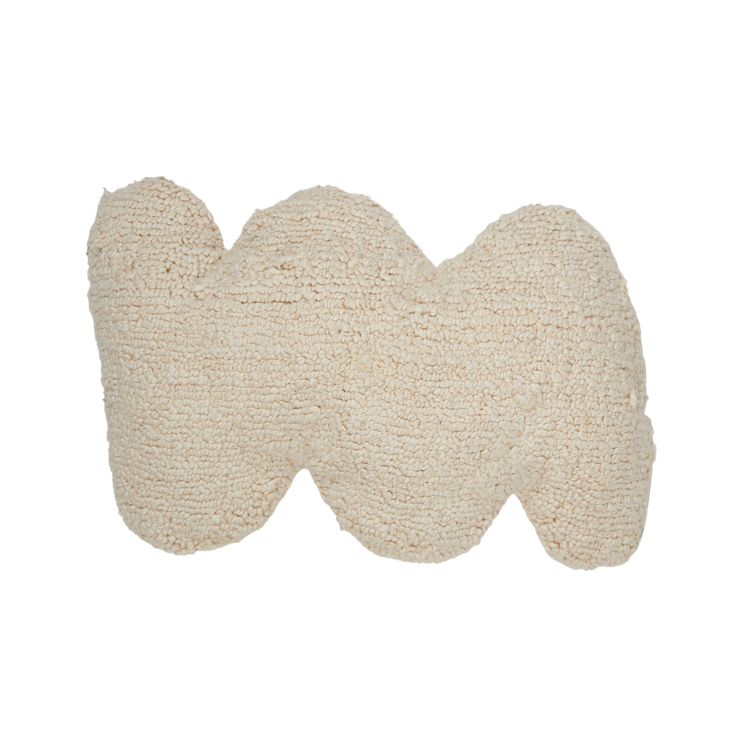 Wave Shaped Boucle Cushion 35x60cm Ivor#