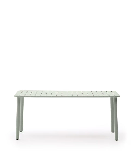 Brai Table Turquoise Steel