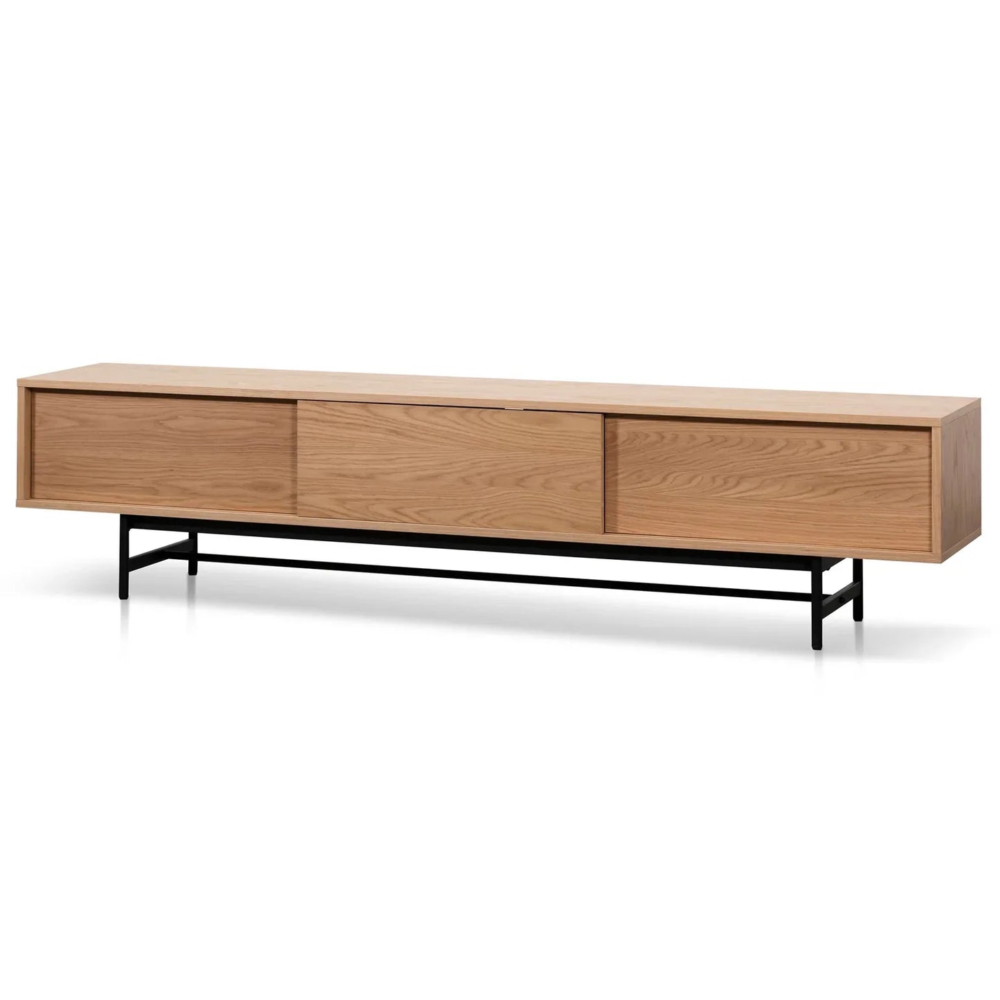 2.1m Wooden aEntertainment TV Unit | Natural