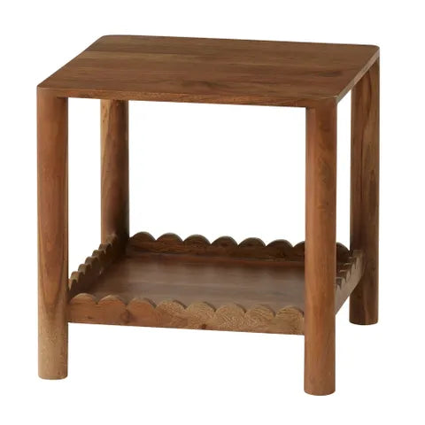 Boletto Wood Side Table