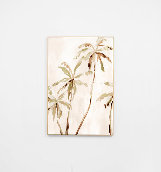 Vacation Palms Sand 2 Canvas
