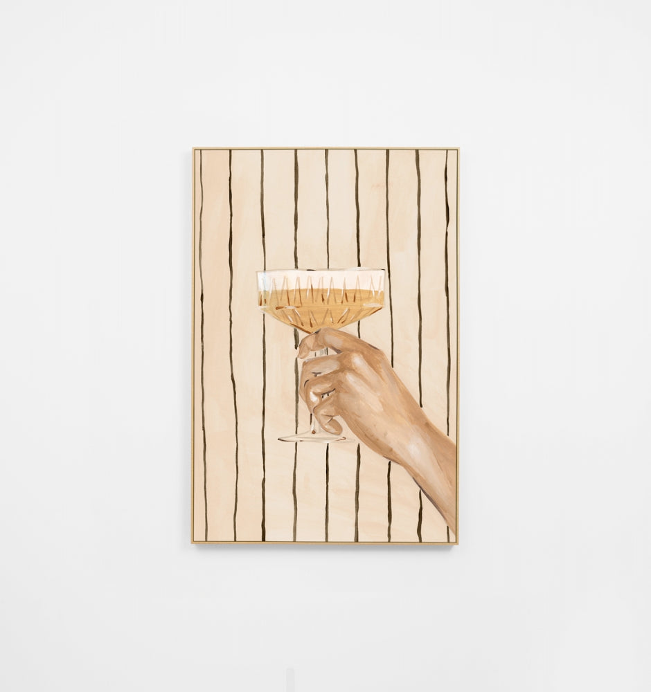 Weekend Drinks Neutral 2 Canvas